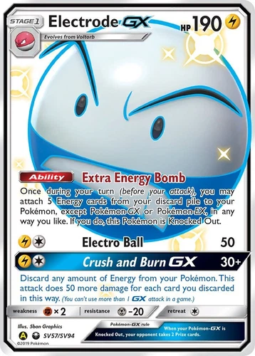 Electrode GX SV57/SV94 Hidden Fates: Shiny Vault