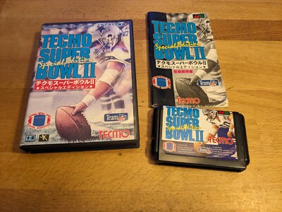Tecmo Super Bowl II Sega Mega Drive komplett MD NTSC-J CIB