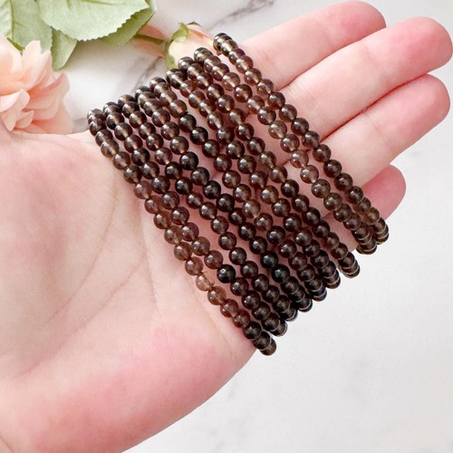 4mm-10mm Natural Gemstone Beaded Stretch Bracelet Crystal Healing Reiki Gifts - Picture 21 of 440