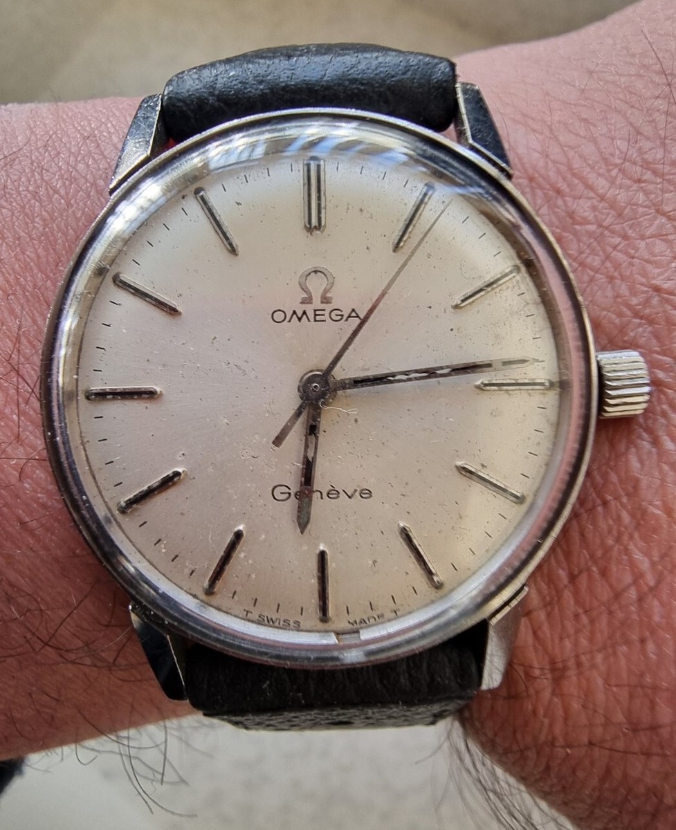 Omega GENEVE 601 CHAMPAGNE DIAL UK