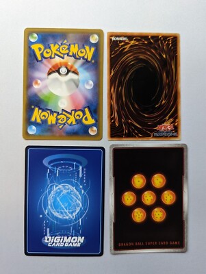 Pokemon, Yugioh, DragonBall Super & Digimon Custom Pack - CCG TCG Variety  Pack | eBay