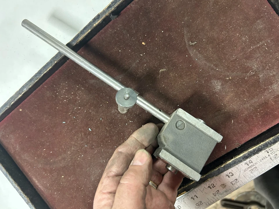 HERRAMIENTA DE MAQUINISTA TpCb a LATHE MILL Starrett Indicador Magnético Medidor Soporte 657 Foto 3 de 4