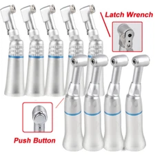 NSK Style Dental Push / Latch Head Contra Angle Handpiece Slow Low Speed EX203