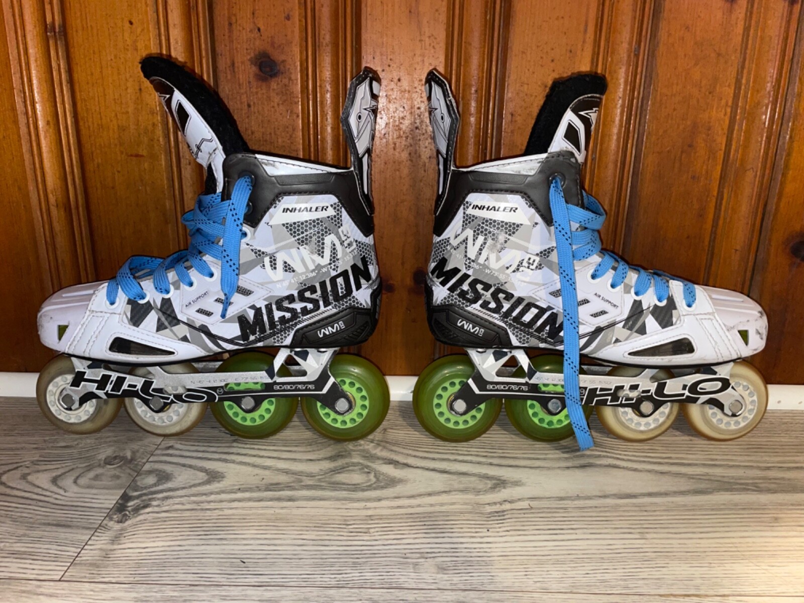 Mission Inhaler WM03 Inline Roller Hockey Skates Senior Size 8.5 E eBay
