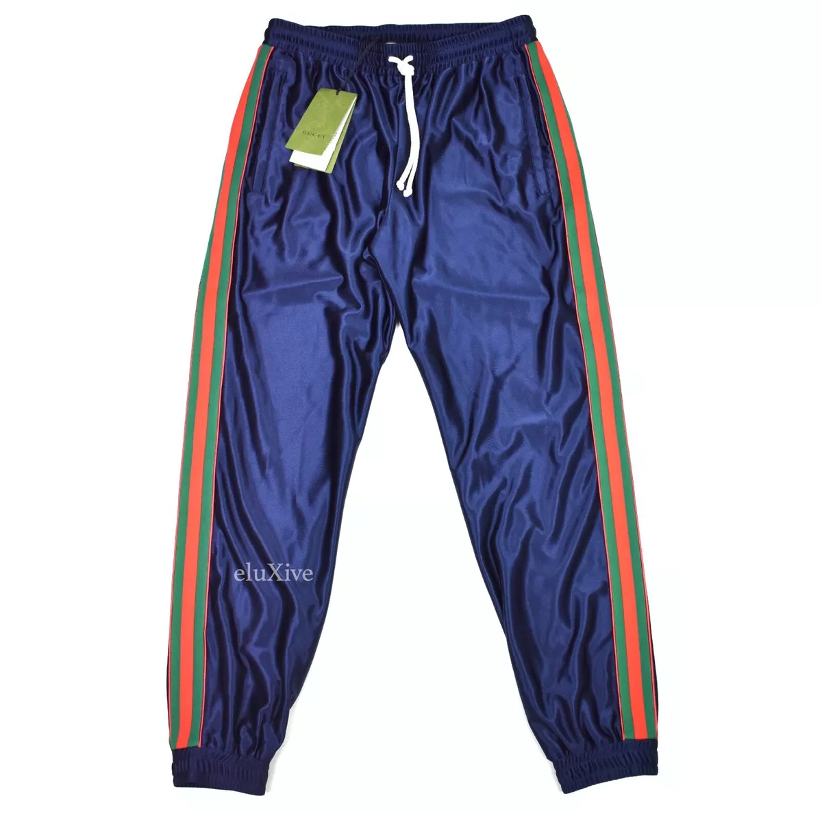Gucci red cheap stripe pants