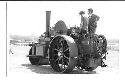 Fowler Class DN Einzylinder 10 Tonnen Teersprühgerät Walze Hilda U 8709 BW Foto
