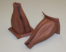 Pair, Vans RV6, RV7, RV9 Brown Vinyl Stick Boots, Lined with Zipper Pair, Vans RV6, RV7, RV9 Brown Vinyl Stick Boots, Lined with Zipper