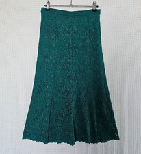 Uniqlo Women Lace Skirt Size S Green