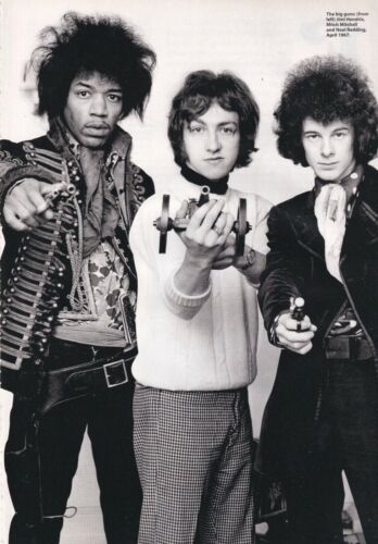 Jimi Hendrix Experience, April 1967 - Mini Poster/Magazine Clipping - Picture 1 of 1