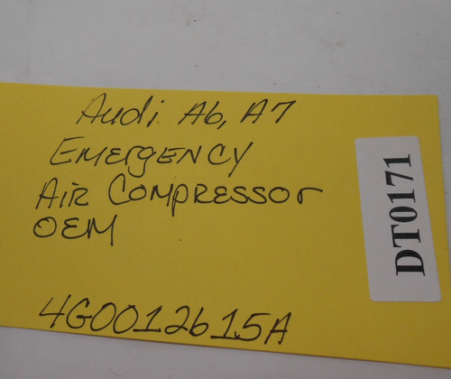 Audi A6, A7 Air Compressor Pump OEM 4G0012615A DT0171 - Picture 7 of 7
