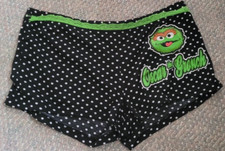 Sesame Street Girls Pajama Bottoms Size 7-9 M Oscar the Grouch Cute Elastic