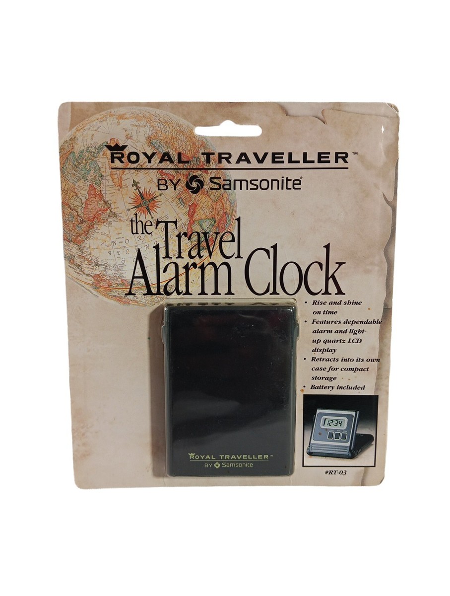 Réveil De Voyage Samsonite Royal Traveller RT-03 – Affichage LCD, Compact