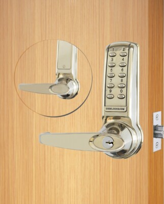 Code Locks CL4210SS Stainless Steel Electronic Tubular Latchbolt