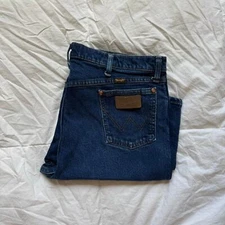 Men’s 40x30 wrangler stretch jeans 947STR Bootcut denim cowboy cut western