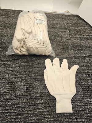 (24 Pairs) MCR Safety 8300C Cotton Canvas 8oz Knit Wrist Gloves LARGE