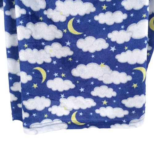 Soft Wear Damen Medium Schlaf Crop Top Pyjama Plüsch Mond Sterne Himmlisch 90er - Bild 3 von 9