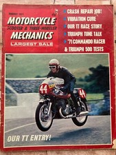 Motorcycle Mechanics Magazine - August 1971 - Triumph Daytona, BSA C25 Engine