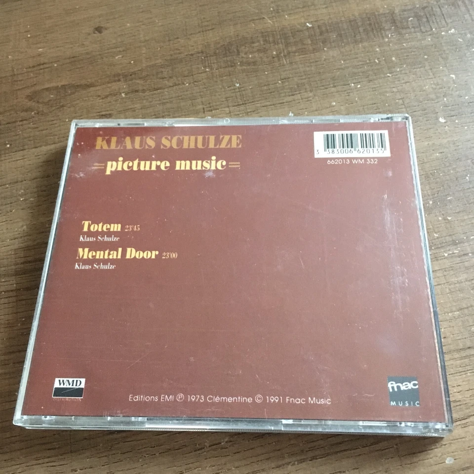 Klaus Schulze – Picture Music - BLUE LABEL - RARE CD !!!!!! COMME NEUF - AS NEW! - Photo 2/2