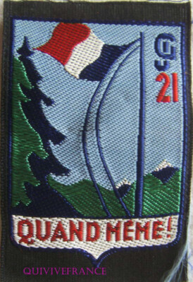 IN30414 - Patch C.J.F. 21, Nonetheless, Black Background