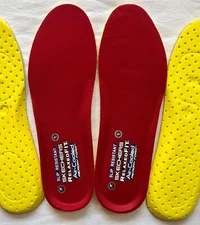 SKECHERS MEMORY FOAM AIR COOLED RELAXED FIT LATEX SLIP RES WORK INSOLES  7-14 MS