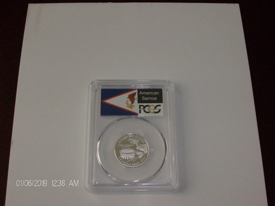 Quarter 2009-S American Samoa Silver PCGS Proof 69 DEEP CAMEO DC & US TERRITORY - Image 2 of 2