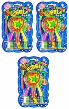 BUBBLES WITH COLORFUL BUBBLE WATER - 3 Sets