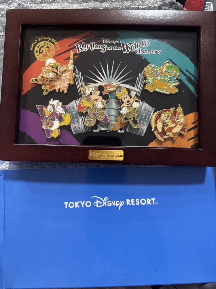 Disney Resort Rhythm of the World Pin Rally Collection 2006 Rare Pin Set 6 Pins