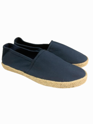 Ex M\u0026S Men's Flat Slip On Canvas Espadrilles in Navy Blue UK 7 #2059 | eBay  UK