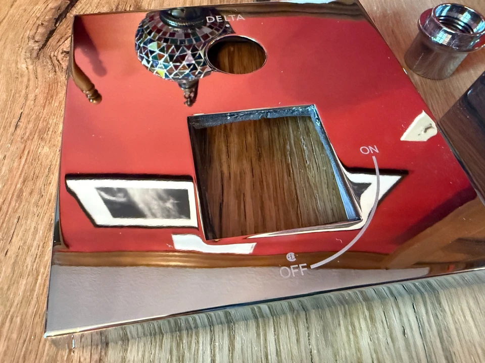 Delta Raincan Escutcheon and trim parts - Chrome - from 342701 - Image 3 of 4