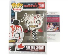 David Howard Thornton signed & sketched Funko Pop Art the Clown Bloody Terrifier