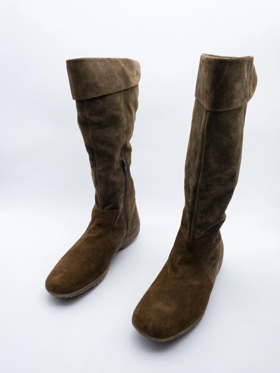 Bottes Art Violettes En Cuir - Taille 38, Qualité Premium, Neuf Sans Emballage
