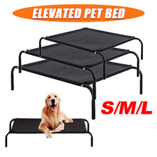 Elevated Raised Dog Bed Pet Cat Mesh Camping Cot Indoor Outdoor Waterproof