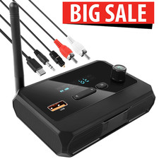 Bluetooth 5.3 Home Stereo Audio Receiver AUX Optical HD Music to RCA Adapter LOT