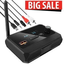 Bluetooth 5.3 Home Stereo Audio Receiver AUX Optical HD Music to RCA Adapter LOT