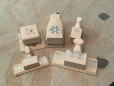 Martha Stewart Punch Edge Border Paper Lot of 5 Punches Snowflake