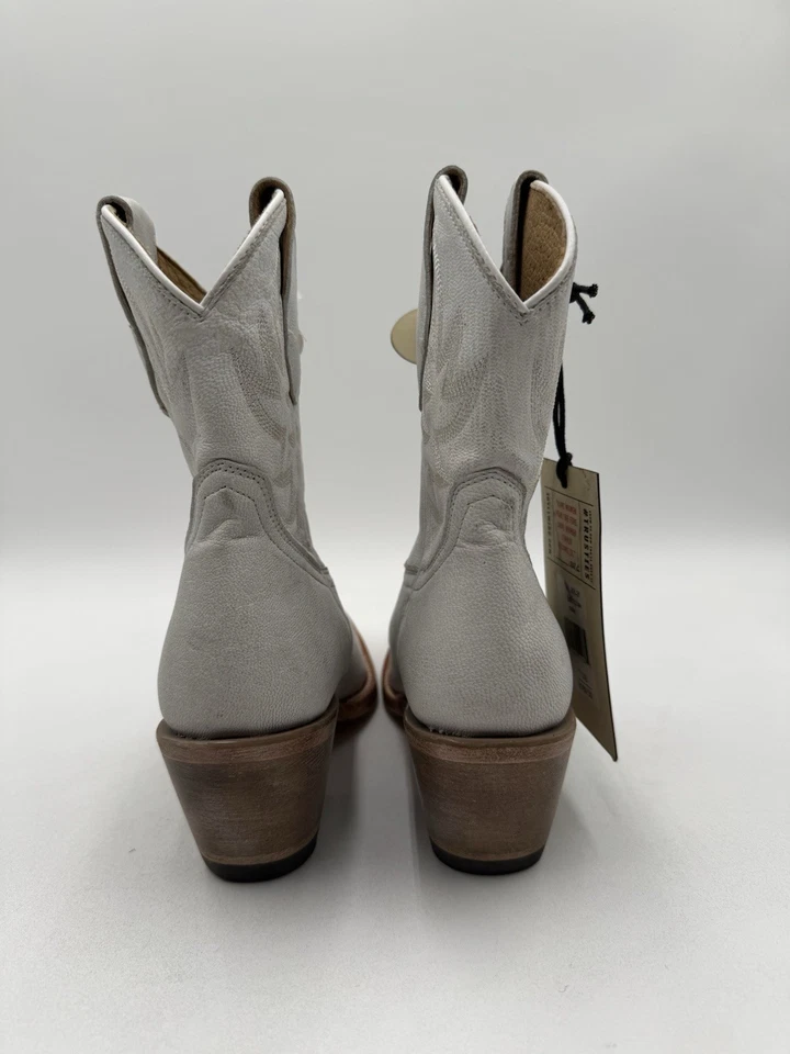 Botines para mujer Idyllwind Wheels de cuero blanco occidental talla 7B Foto 4 de 4
