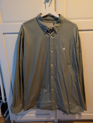Carhartt WIP L/S Madison Shirt Hemd oliv grün Gr XXL Skateboard
