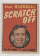 1971 Topps Scratch Off Unscratched Tim McCarver 0u9y