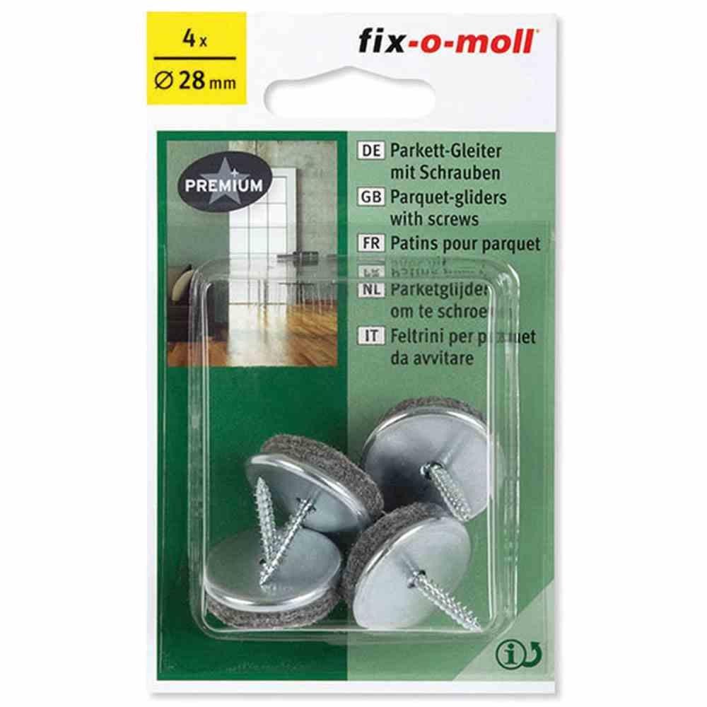 Фиксатор паркета fix-o-moll mit Schraube 28 мм 4 Stück
