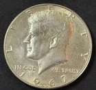 1967-P Kennedy Half Dollar 50C Philadelphia Business Strike Silver KM#202
