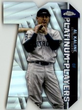 Al Kaline 2021 Topps Chrome Update Platinum Player Die Cut #CPDC-62 Detroit