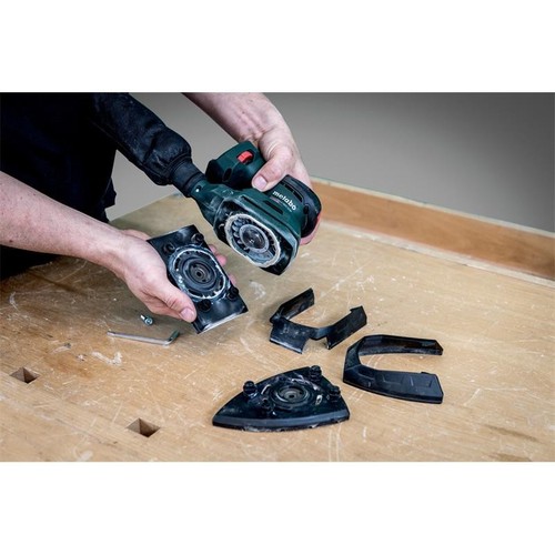 Metabo Akku Sander PowerMaxx SRA 12 BL 12 V Solo 80x133mm Schleifer metaBOX 215 - Afbeelding 10 van 12