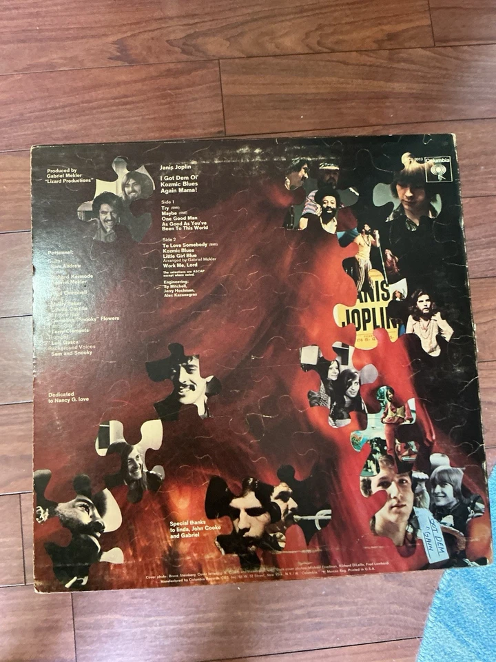 Janis Joplin I Got Dem Ol' Kozmic Blues Again Mama! (KCS 9913) Vinyl LP 1969 - Image 2 of 4