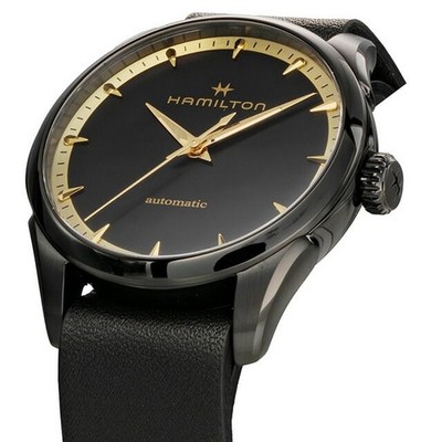 [BRAND NEW] HAMILTON Jazzmaster H32255730 Black Gold Automatic Watch Box