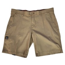 Weatherproof NWT Khaki Ripstop Utility Shorts 40 Stretch Flex Waist W9S419SC