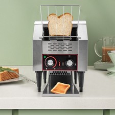 Commercial Conveyor Toaster 150 Slices/H Commercial Toaster Bread Baker 1300W US