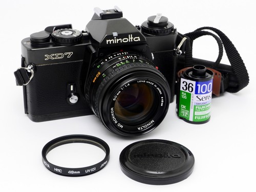 ✮ Minolta XD-7 mit MD Rokkor 50mm f/1.4 #2078062 || vom Händler