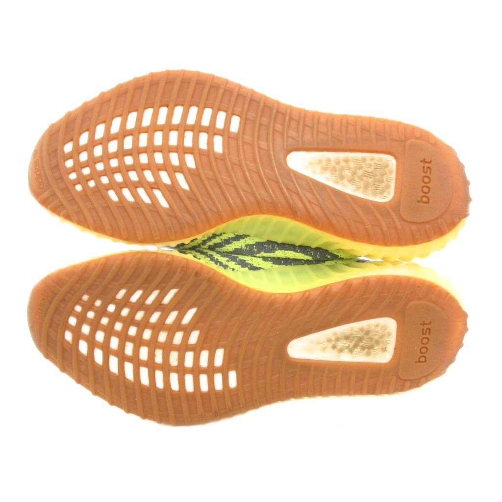 Adidas Yeezy Boost 350 V2 Fluorescent Yellow Mesh Sneakers 27cm Used thumbnail 5