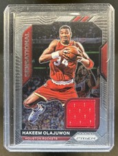 2020-21 Panini Prizm Hakeem Olajuwon Sensational Jersey #SSW-HAO Rockets