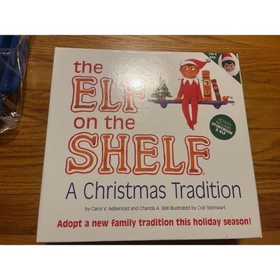 The Elf on the Shelf A Christmas Tradition Book and Boy Scout Elf Box Set Light